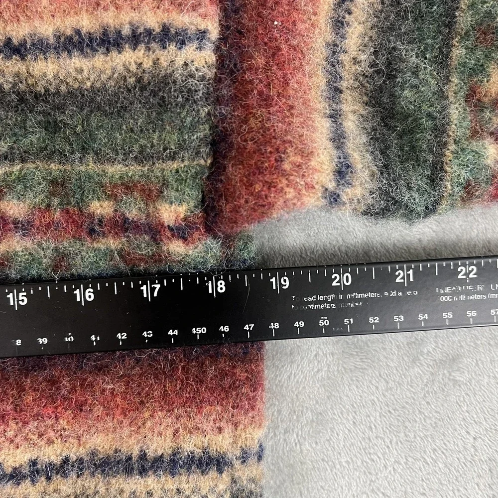 Vintage Nautica Sweater Mens Large Multicolor Wool Crewneck Knit Hong Kong 90s